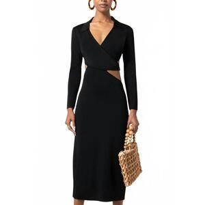 shaia pointelle knit mini dress Jolessa Ruffle-Trim Pointelle-Knit Mini Dress in Scarlet Red main image 1